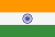 Indian national flag representing India